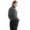 Best selling custom design dark grey pure cashmere sweater